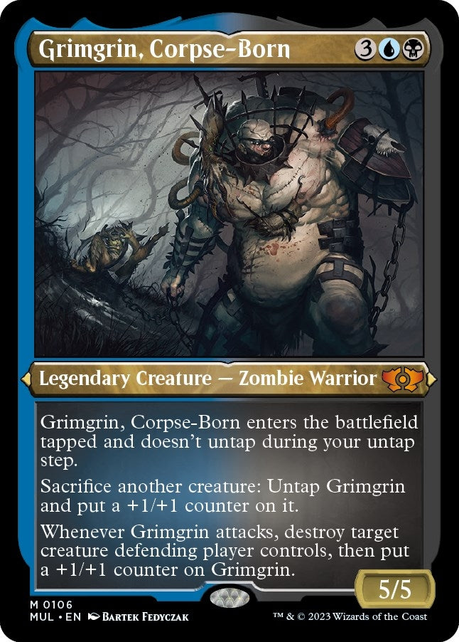 Image for Grimgrin, Corpse-Born (Foil Etched) (106) (MUL) - Magic: The Gathering