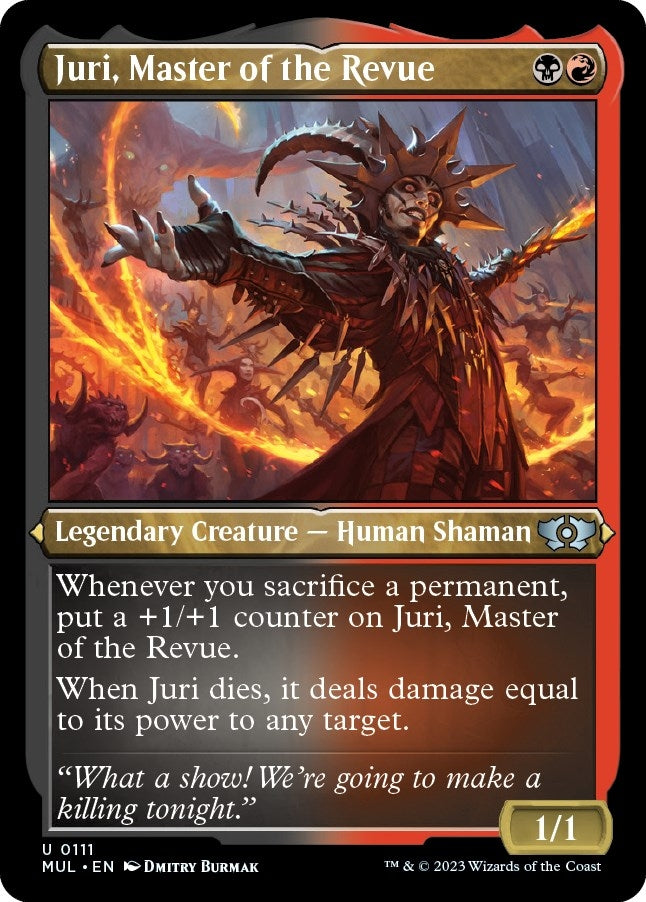 Image for Juri, Master of the Revue (Foil Etched) (111) (MUL) - Magic: The Gathering