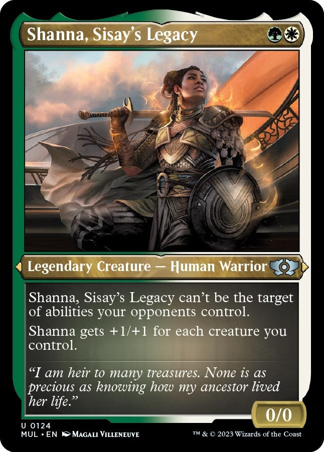 Image for Shanna, Sisay's Legacy (Foil Etched) (124) (MUL) - Magic: The Gathering