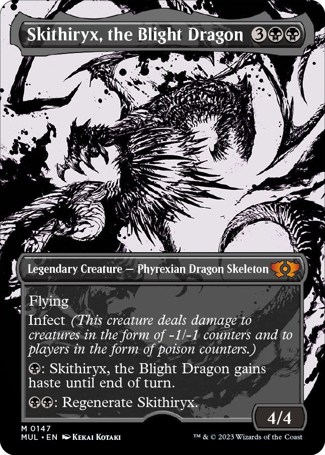 Image for Skithiryx, the Blight Dragon (Halo Foil) (147) (MUL) - Magic: The Gathering