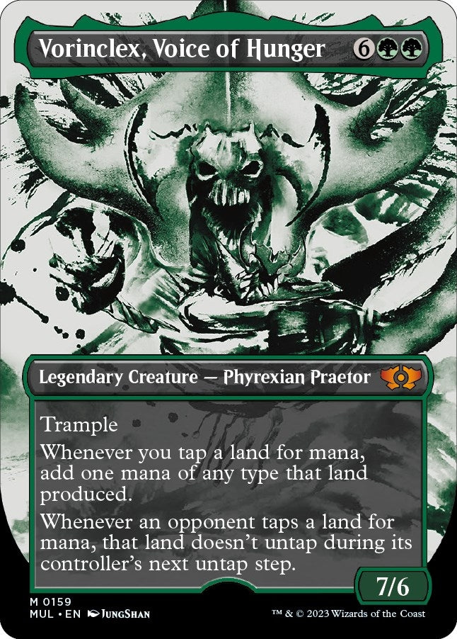 Image for Vorinclex, Voice of Hunger (Halo Foil) (159) (MUL) - Magic: The Gathering
