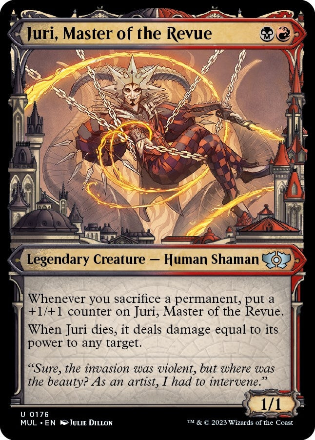 Image for Juri, Master of the Revue (Halo Foil) (176) (MUL) - Magic: The Gathering