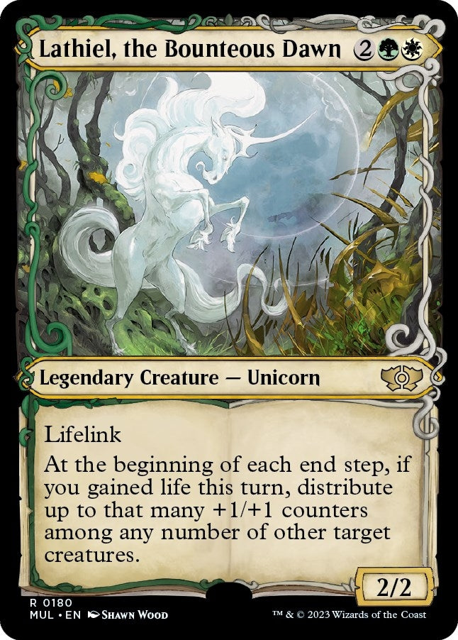 Image for Lathiel, the Bounteous Dawn (Halo Foil) (180) (MUL) - Magic: The Gathering