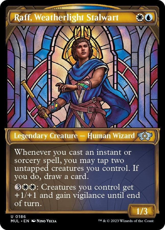 Image for Raff, Weatherlight Stalwart (Halo Foil) (186) (MUL) - Magic: The Gathering