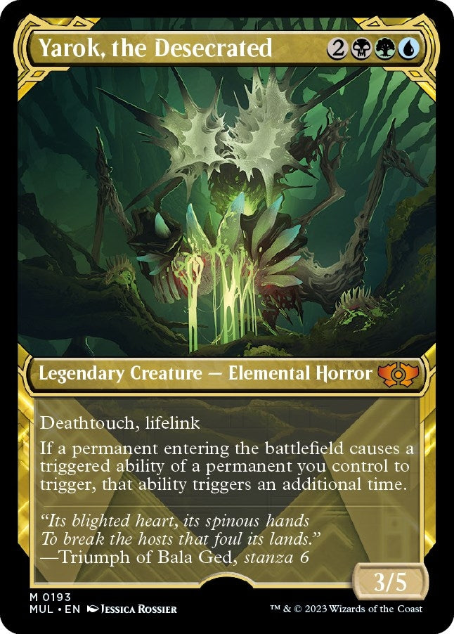 Image for Yarok, the Desecrated (Halo Foil) (193) (MUL) - Magic: The Gathering