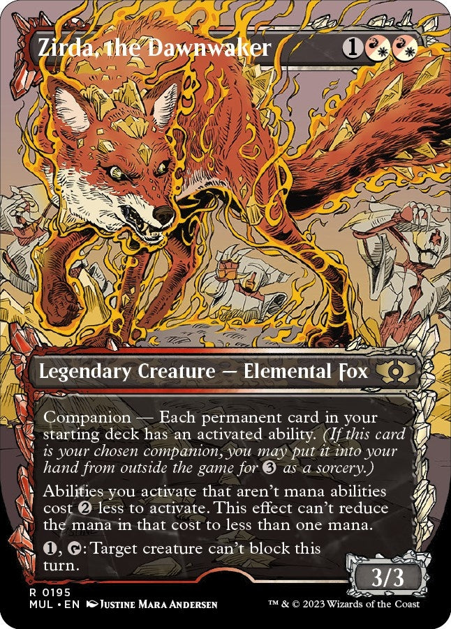 Image for Zirda, the Dawnwaker (Halo Foil) (195) (MUL) - Magic: The Gathering