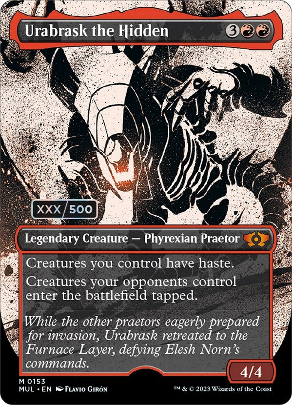 Image for Urabrask the Hidden (Serial Numbered) (153) (MUL) - Magic: The Gathering