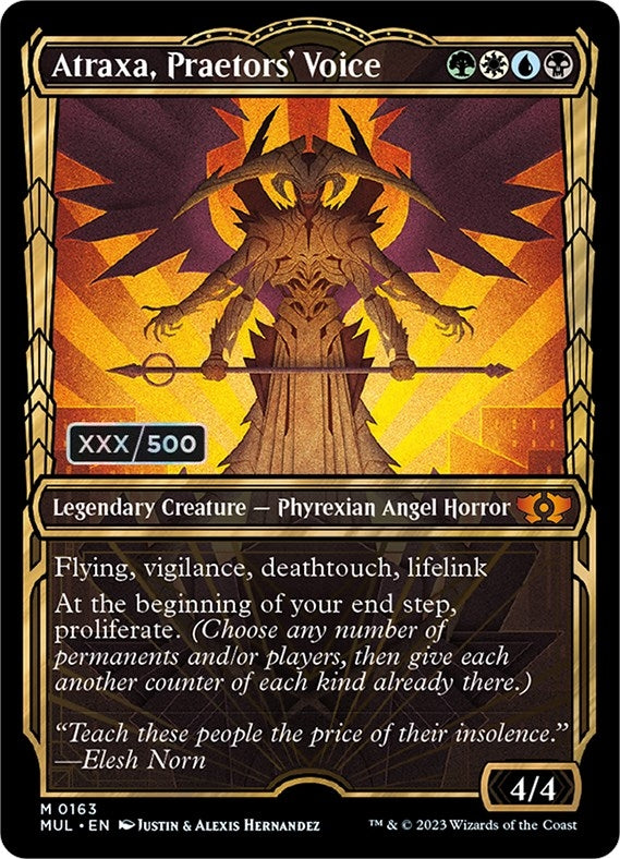Image for Atraxa, Praetors' Voice (Serial Numbered) (163) (MUL) - Magic: The Gathering