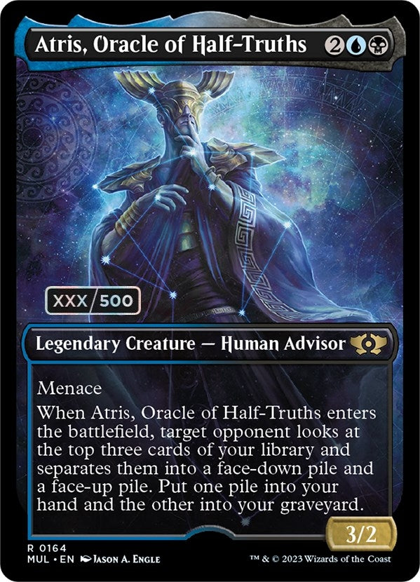 Image for Atris, Oracle of Half-Truths (Serial Numbered) (164) (MUL) - Magic: The Gathering