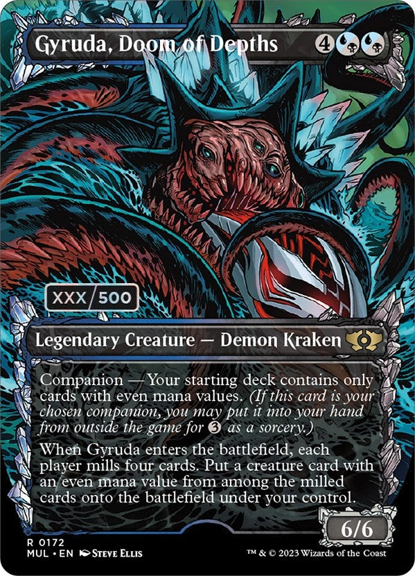 Image for Gyruda, Doom of Depths (Serial Numbered) (172) (MUL) - Magic: The Gathering