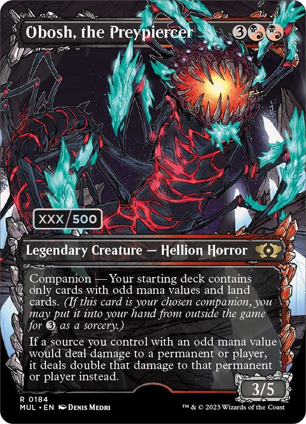 Image for Obosh, the Preypiercer (Serial Numbered) (184) (MUL) - Magic: The Gathering