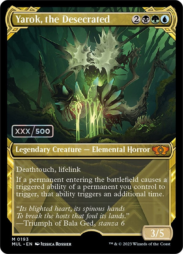 Image for Yarok, the Desecrated (Serial Numbered) (193) (MUL) - Magic: The Gathering