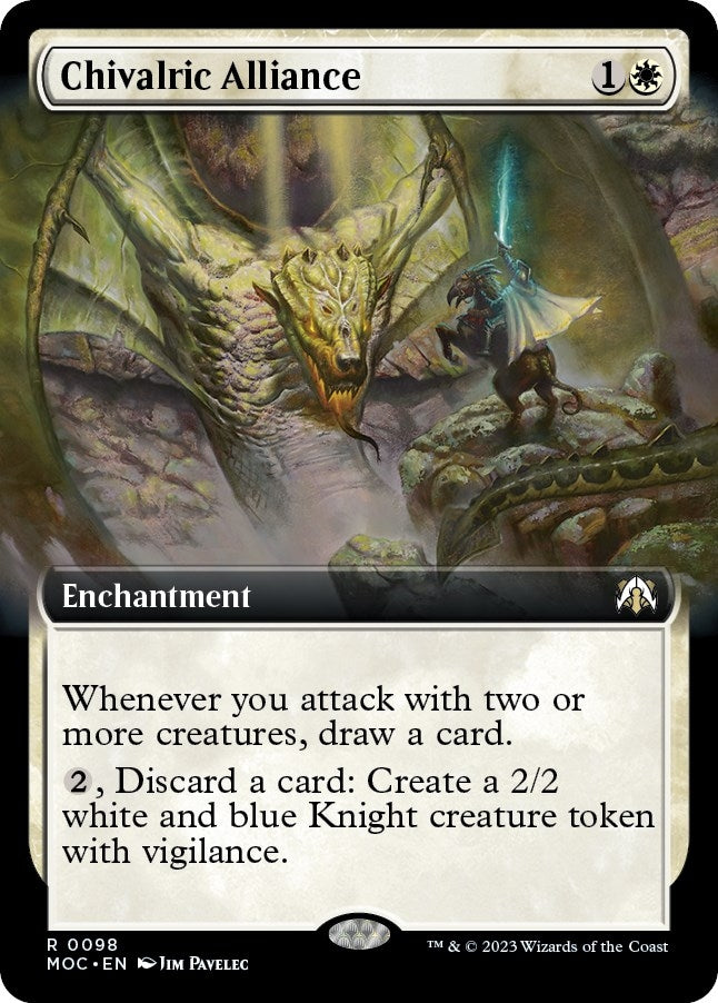 Image for Chivalric Alliance (Extended Art) (98) (MOC) - Magic: The Gathering