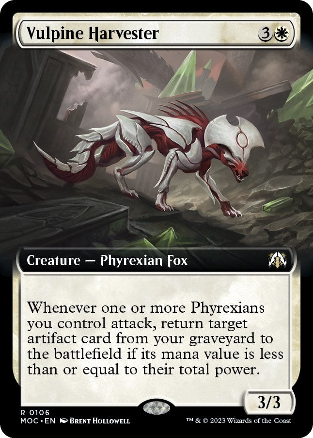 Image for Vulpine Harvester (Extended Art) (106) (MOC) - Magic: The Gathering