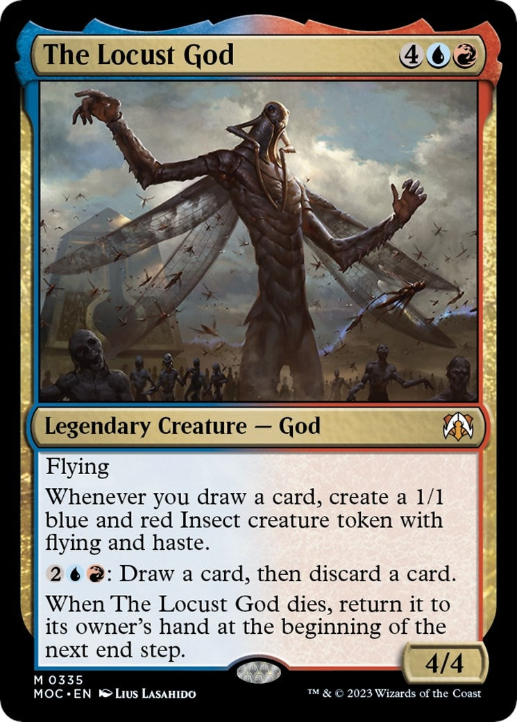 Image for The Locust God (335) (MOC) - Magic: The Gathering