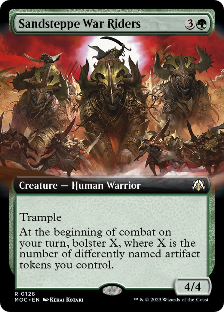 Image for Sandsteppe War Riders (Extended Art) (126) (MOC) - Magic: The Gathering