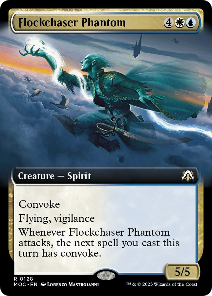 Image for Flockchaser Phantom (Extended Art) (128) (MOC) - Magic: The Gathering
