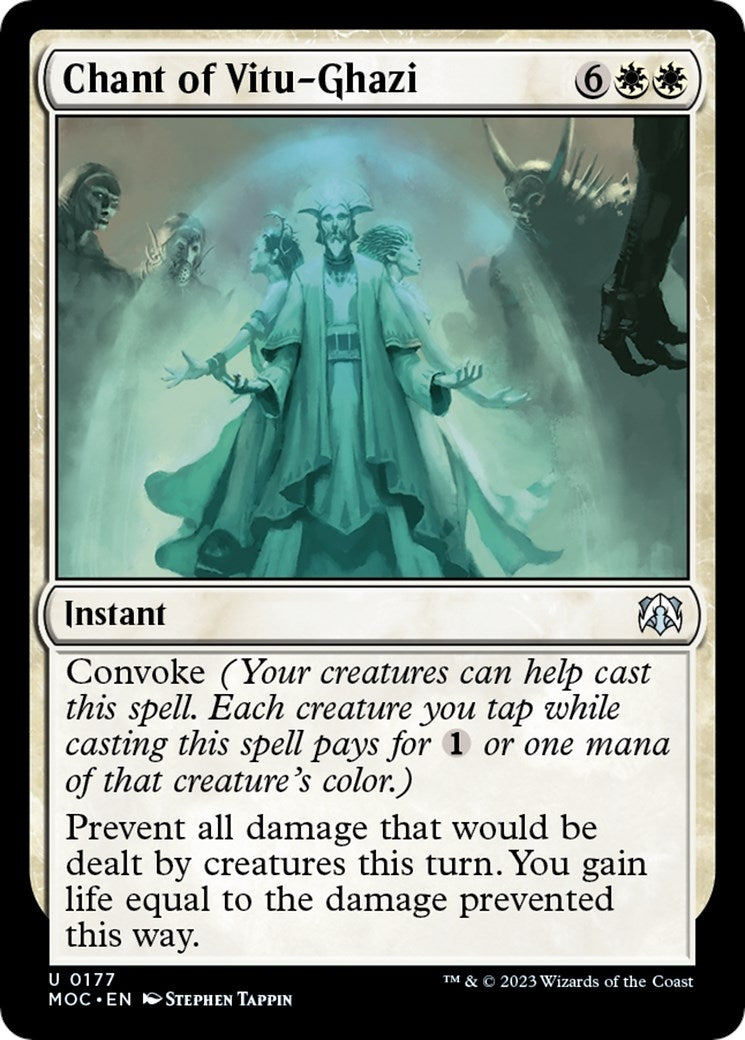 Image for Chant of Vitu-Ghazi (177) (MOC) - Magic: The Gathering