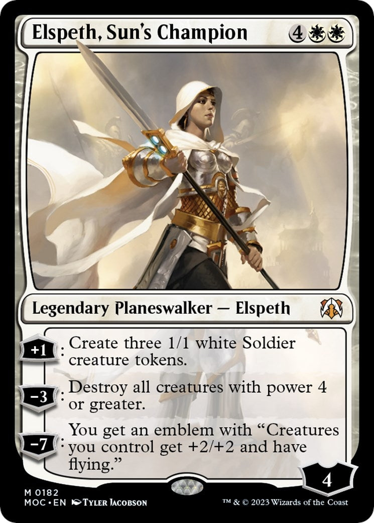 Image for Elspeth, Sun's Champion (182) (MOC) - Magic: The Gathering