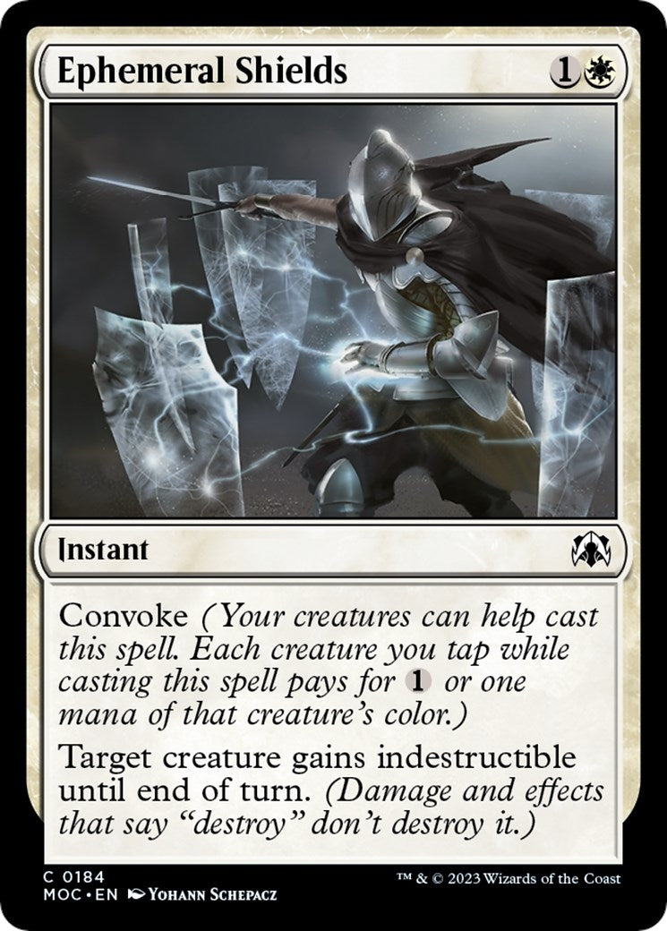 Image for Ephemeral Shields (184) (MOC) - Magic: The Gathering