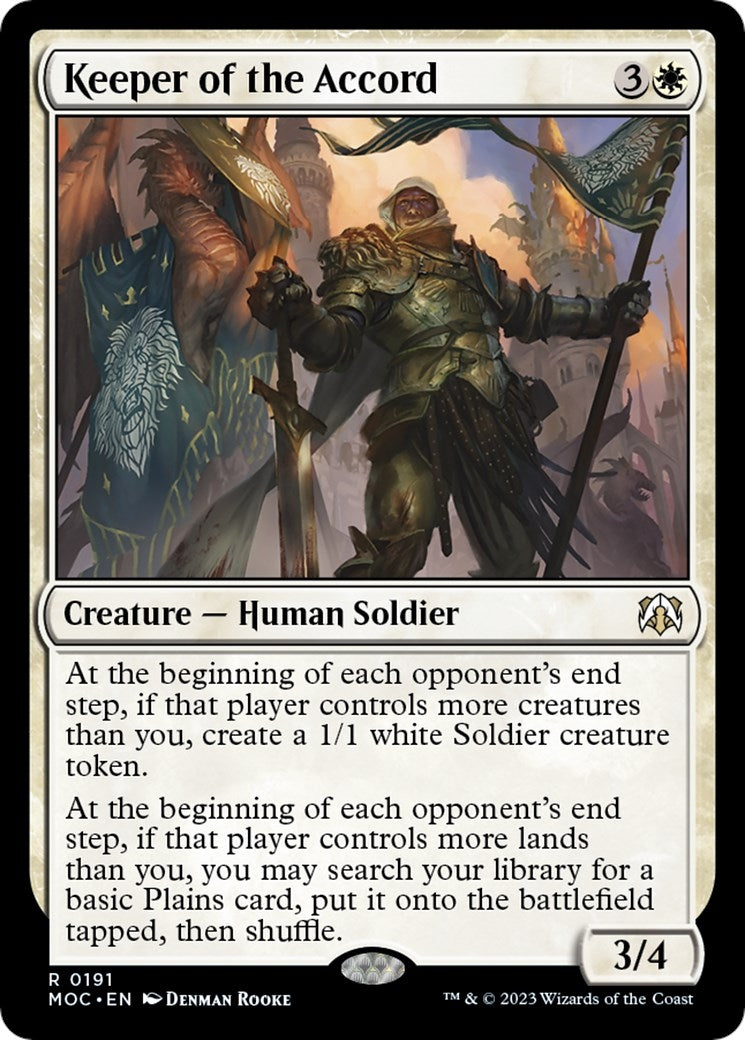 Image for Keeper of the Accord (191) (MOC) - Magic: The Gathering