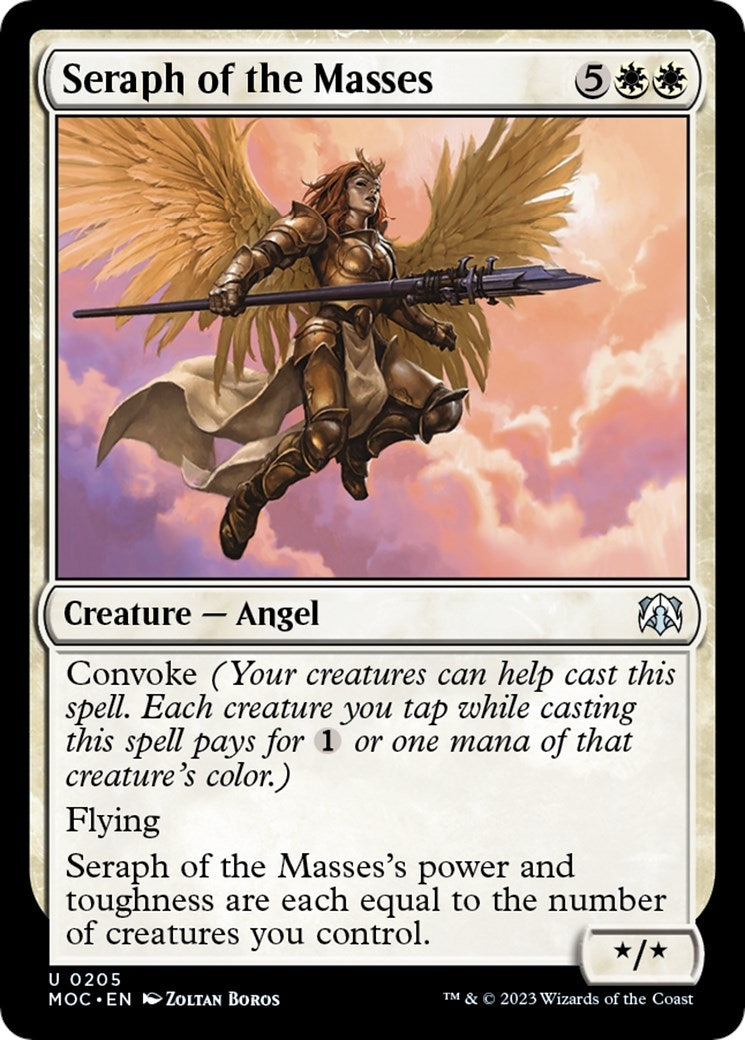 Image for Seraph of the Masses (205) (MOC) - Magic: The Gathering