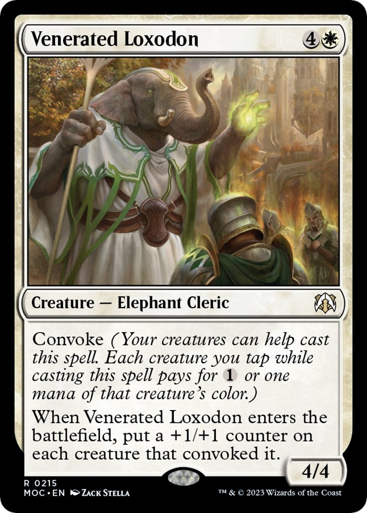 Image for Venerated Loxodon (215) (MOC) - Magic: The Gathering