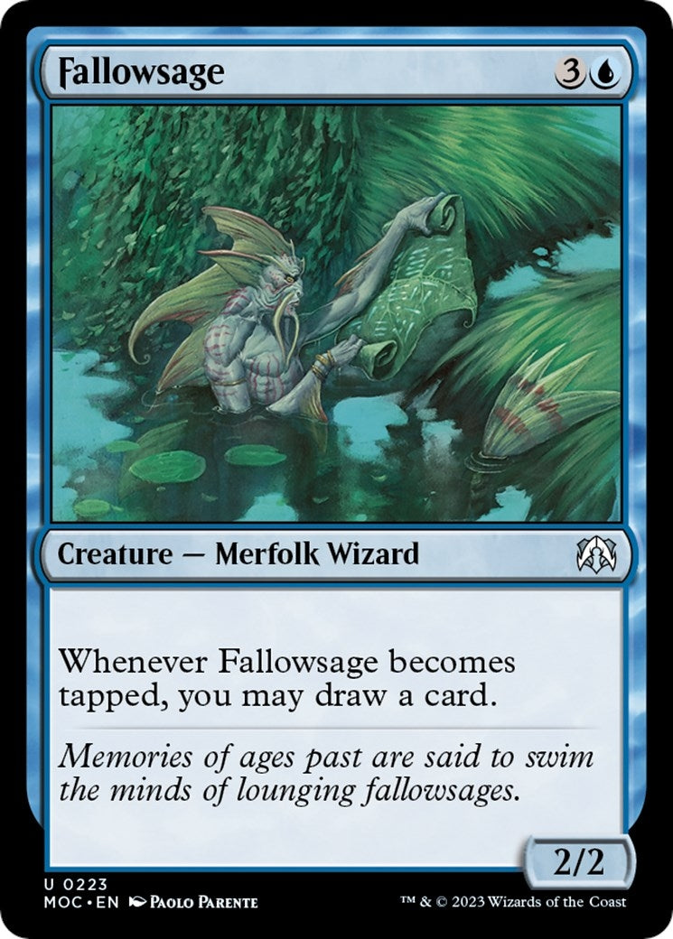 Image for Fallowsage (223) (MOC) - Magic: The Gathering