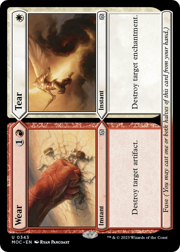 Image for Wear // Tear (343) (MOC) - Magic: The Gathering