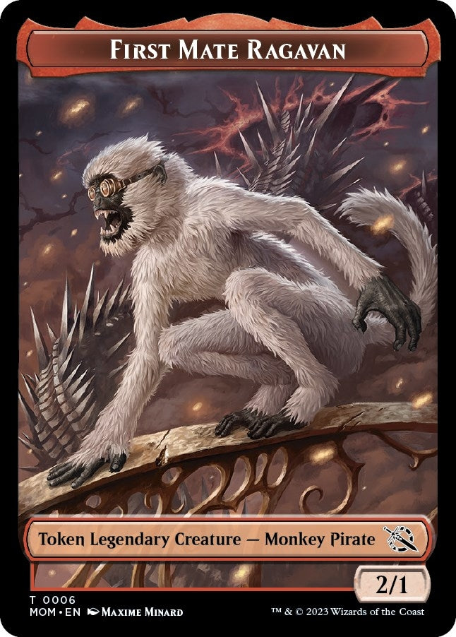 Image for First Mate Ragavan Token (6) (MOM) - Magic: The Gathering