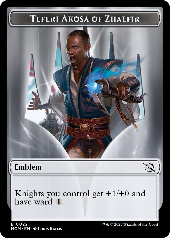Image for Emblem - Teferi Akosa of Zhalfir (22) (MOM) - Magic: The Gathering