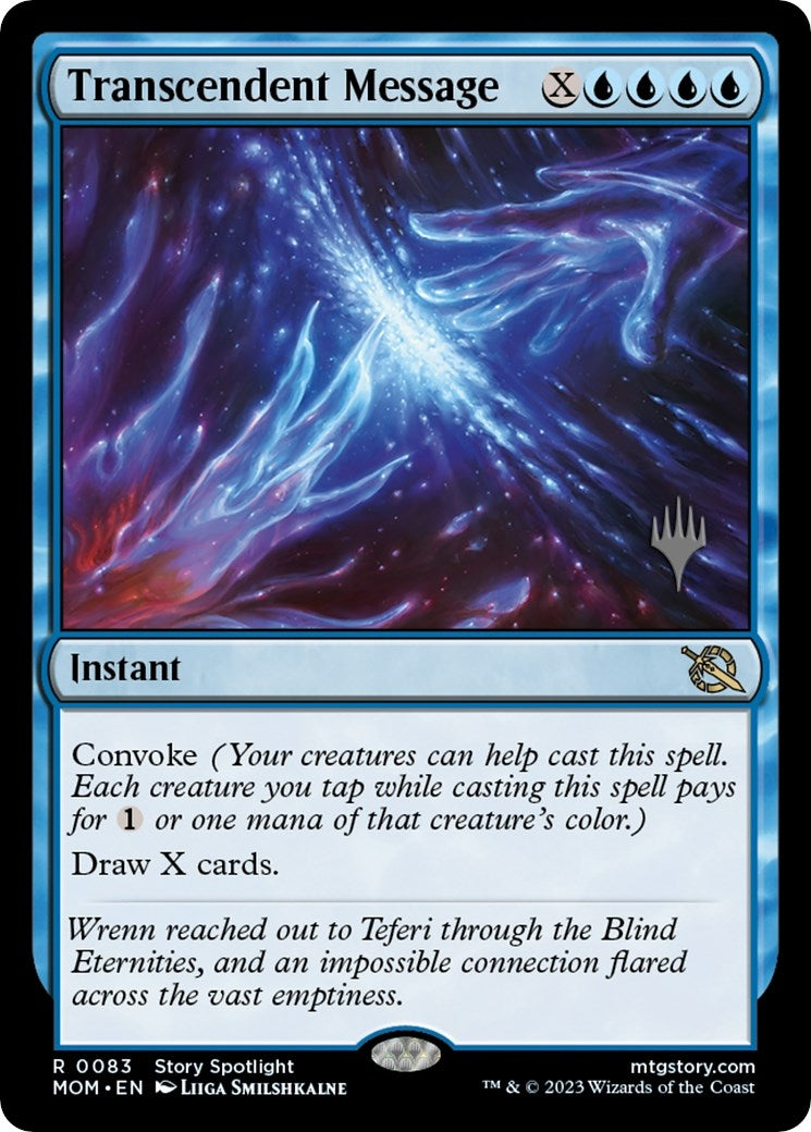 Image for Transcendent Message (83) (PPMOM) - Magic: The Gathering
