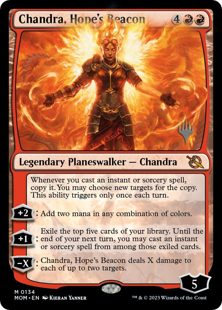 Image for Chandra, Hope's Beacon (134) (PPMOM) - Magic: The Gathering