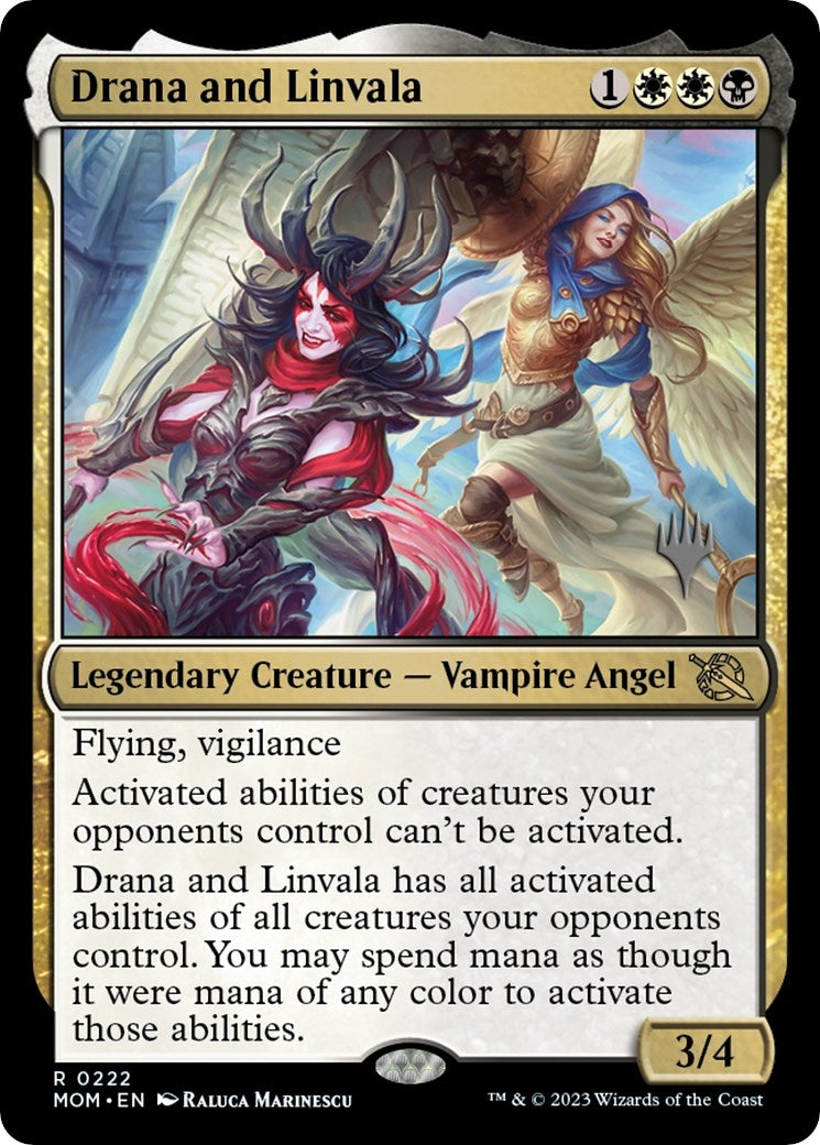 Image for Drana and Linvala (222) (PPMOM) - Magic: The Gathering