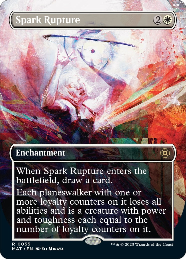 Image for Spark Rupture (Borderless) (55) (MAT) - Magic: The Gathering