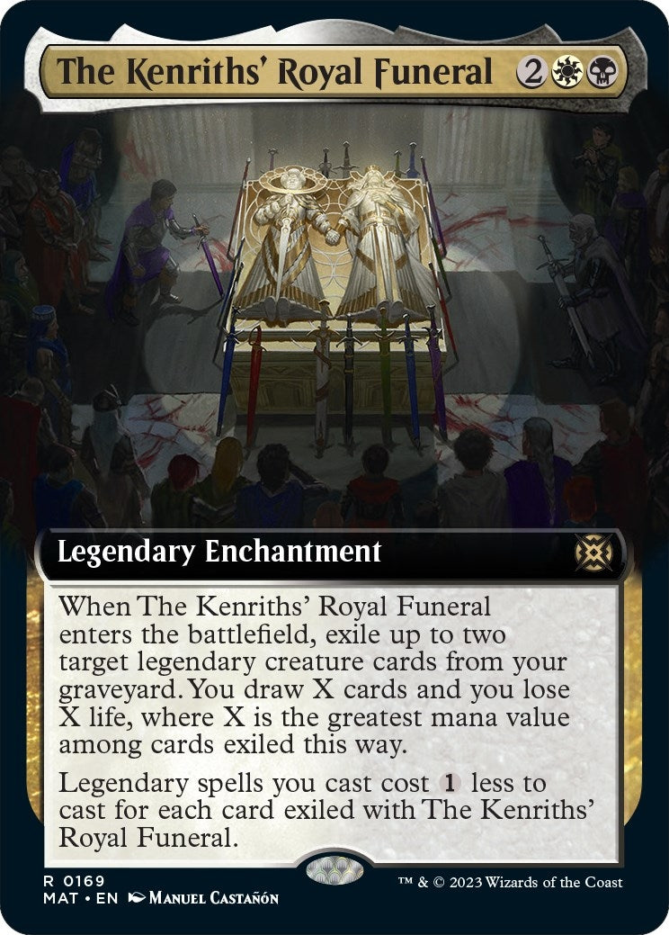 Image for The Kenriths' Royal Funeral (Extended Art) (169) (MAT) - Magic: The Gathering
