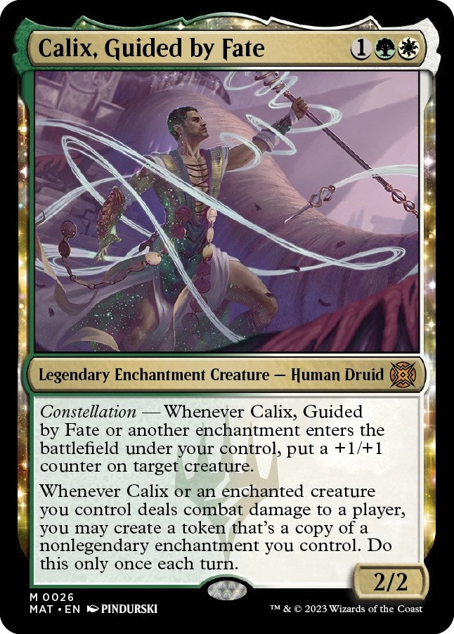 Image for Calix, Guided by Fate (26) (MAT) - Magic: The Gathering
