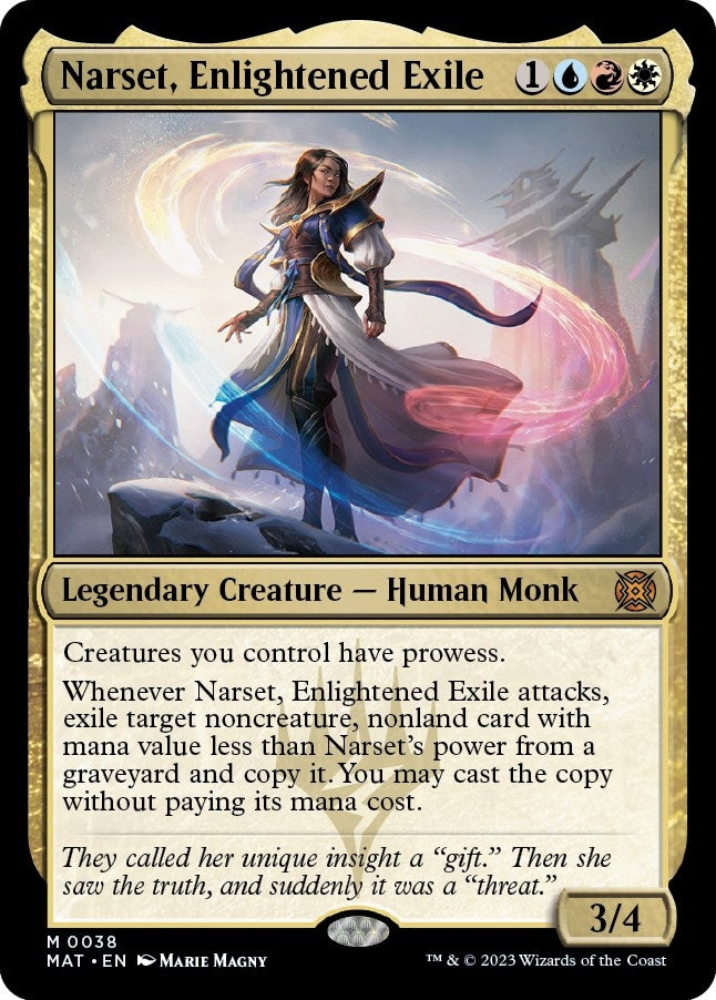 Image for Narset, Enlightened Exile (38) (MAT) - Magic: The Gathering