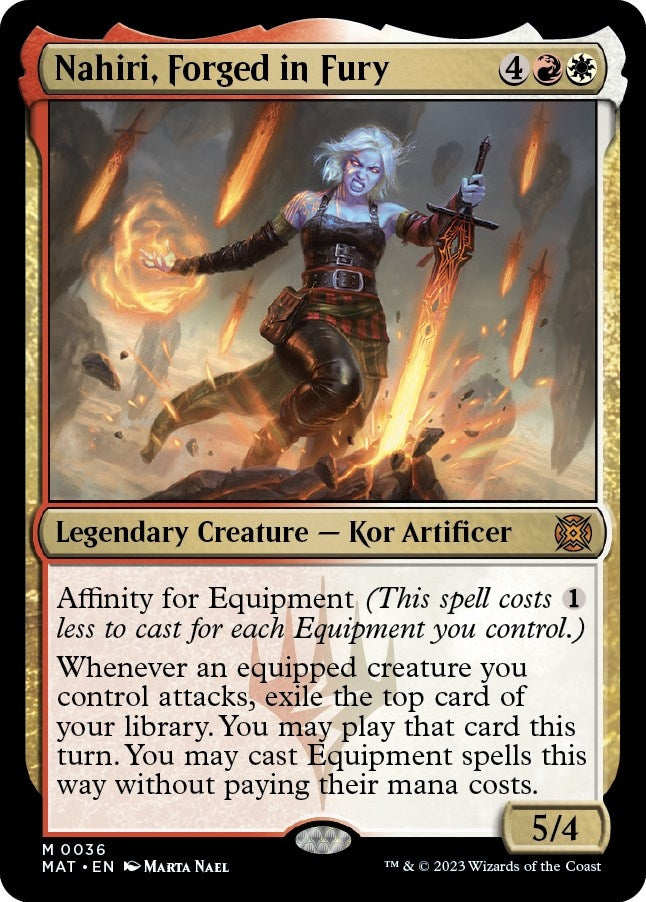 Image for Nahiri, Forged in Fury (36) (MAT) - Magic: The Gathering