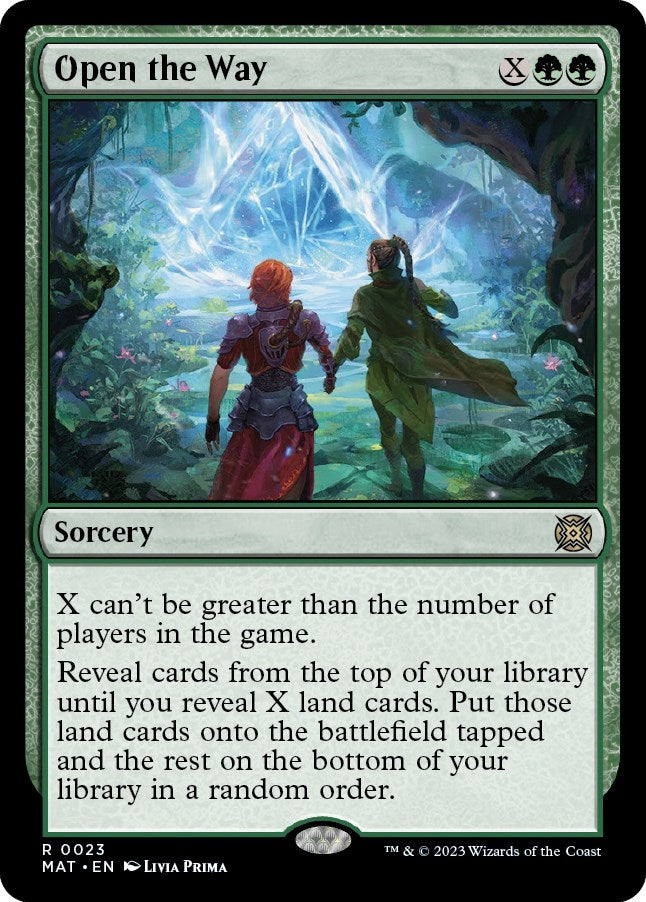 Image for Open the Way (23) (MAT) - Magic: The Gathering