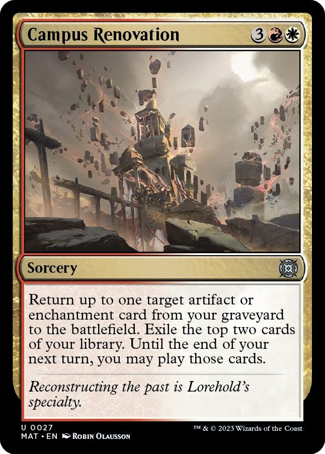 Image for Campus Renovation (27) (MAT) - Magic: The Gathering