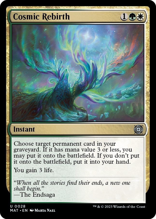 Image for Cosmic Rebirth (28) (MAT) - Magic: The Gathering