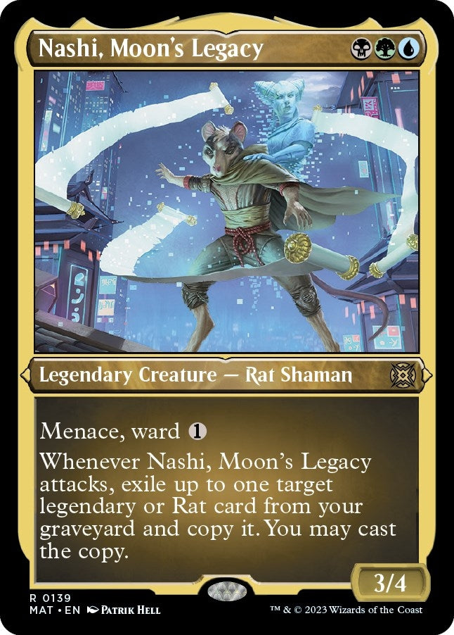 Image for Nashi, Moon's Legacy (Foil Etched) (139) (MAT) - Magic: The Gathering