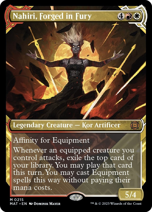Image for Nahiri, Forged in Fury (Halo Foil) (215) (MAT) - Magic: The Gathering