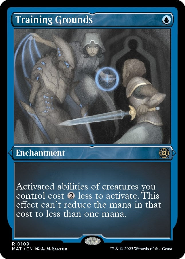 Image for Training Grounds (Foil Etched) (109) (MAT) - Magic: The Gathering