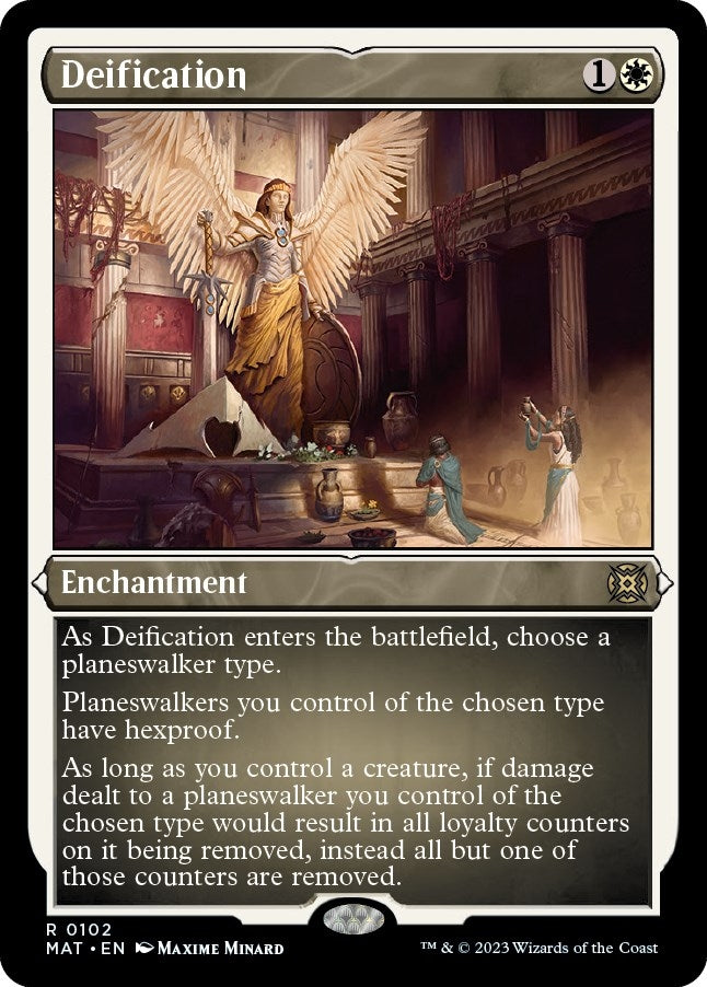 Image for Deification (Foil Etched) (102) (MAT) - Magic: The Gathering