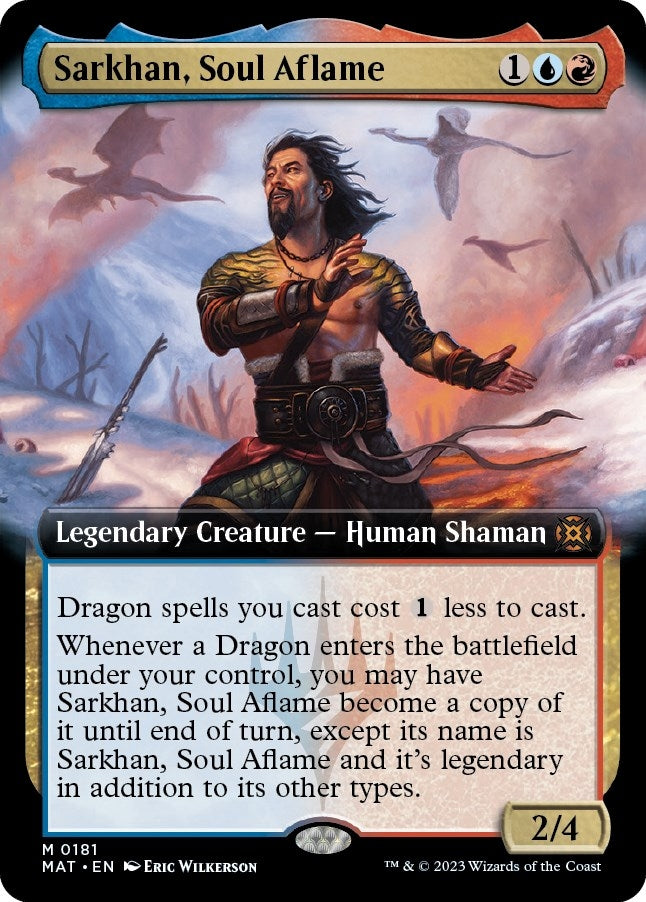Image for Sarkhan, Soul Aflame (Extended Art) (181) (MAT) - Magic: The Gathering