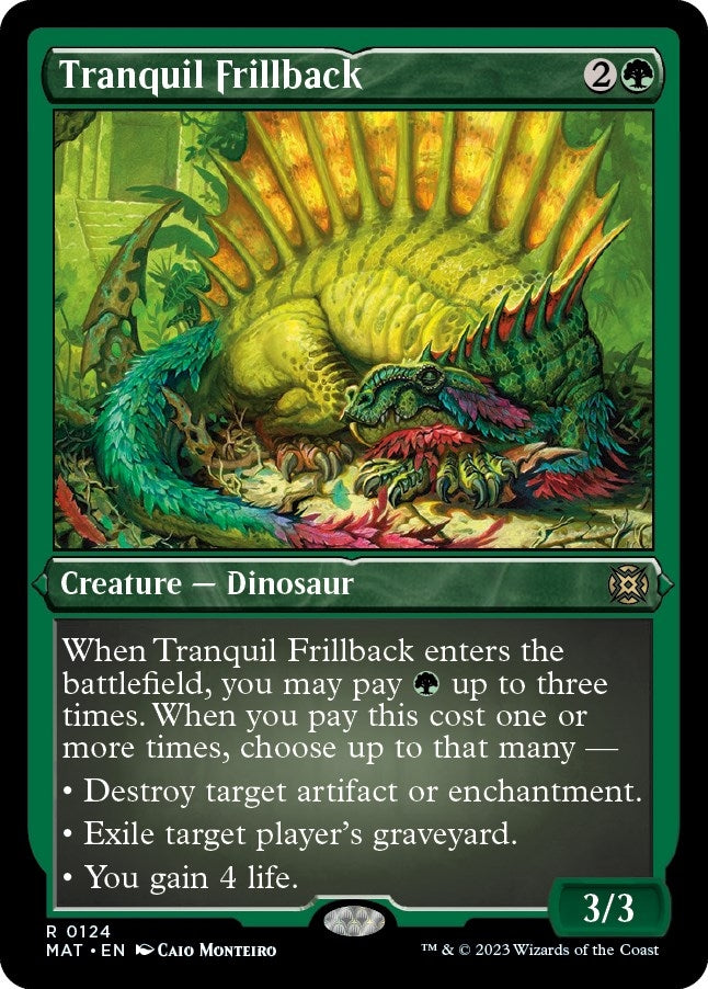 Image for Tranquil Frillback (Foil Etched) (124) (MAT) - Magic: The Gathering