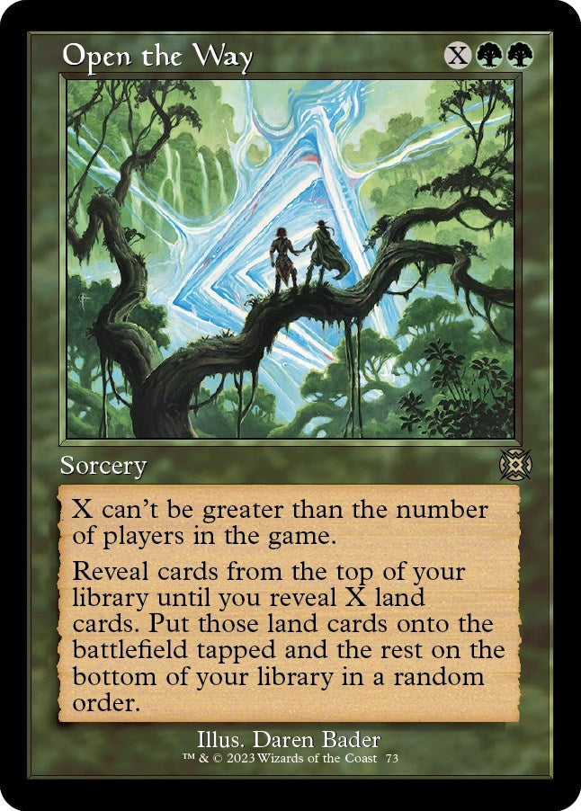 Image for Open the Way (Retro Frame) (73) (MAT) - Magic: The Gathering