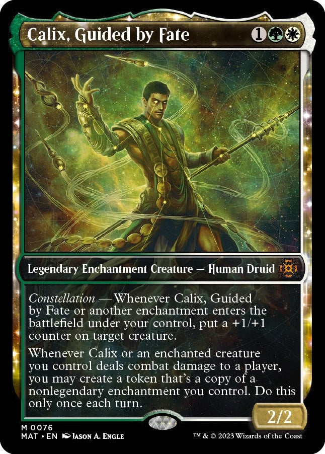 Image for Calix, Guided by Fate (Showcase) (76) (MAT) - Magic: The Gathering